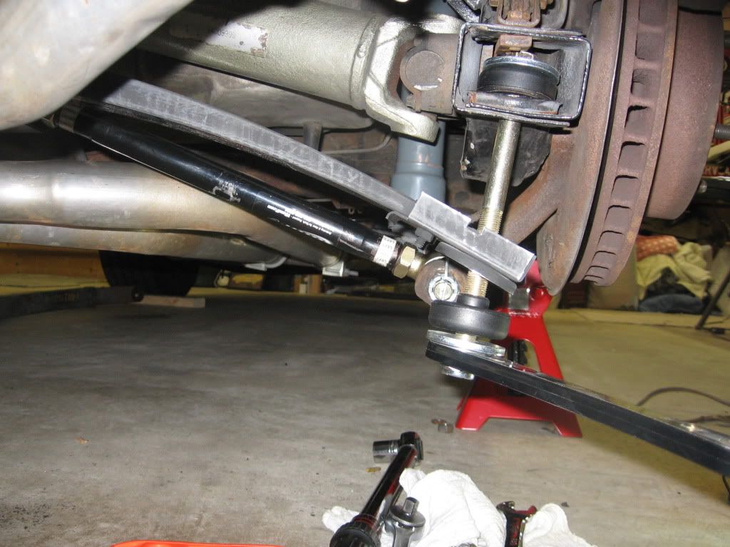 rear suspension updated & home alignment on the 82....w/pics